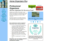 Desktop Screenshot of homeorganizersplus.com